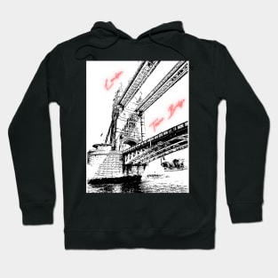 London Tower Bridge From The Boat View Hoodie